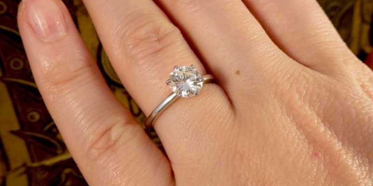 Rings with 1 carat Brilliant Cut Diamonds