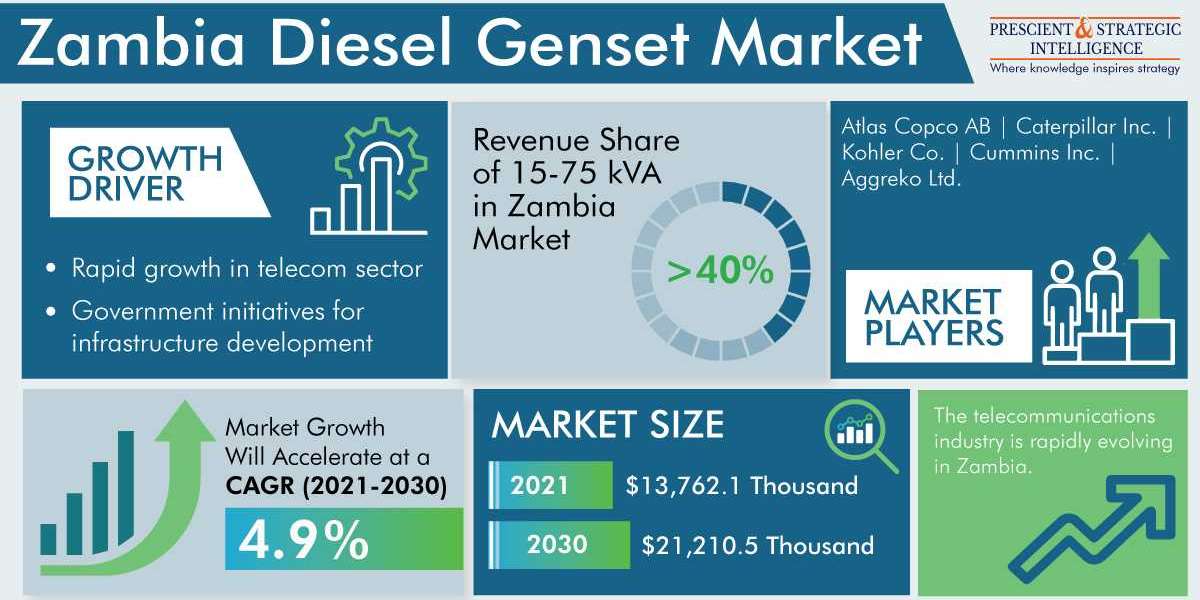 Zambia Diesel Genset Market Share, Size, Future Demand, and Emerging Trends